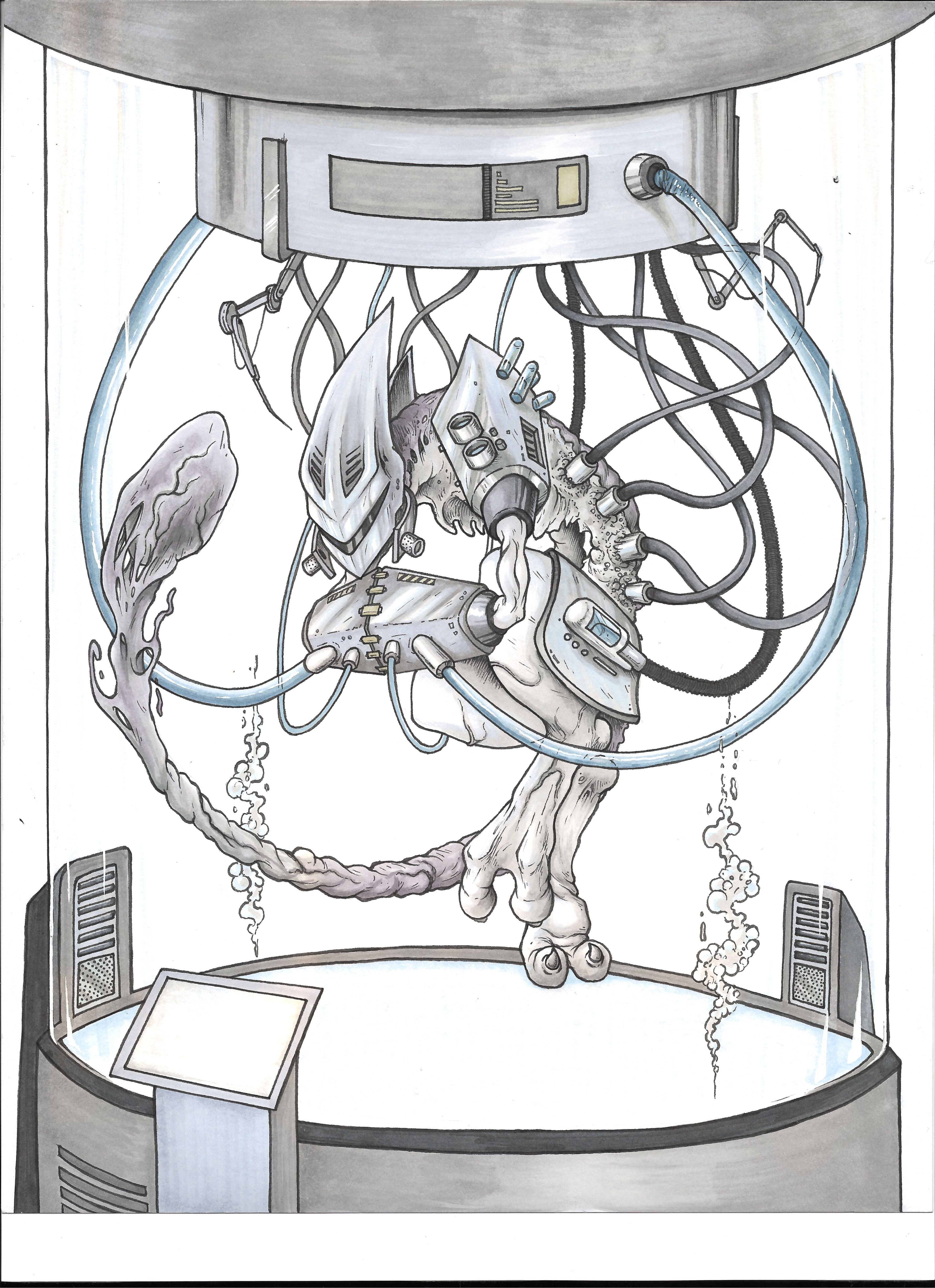 Armoured Mewtwo Print