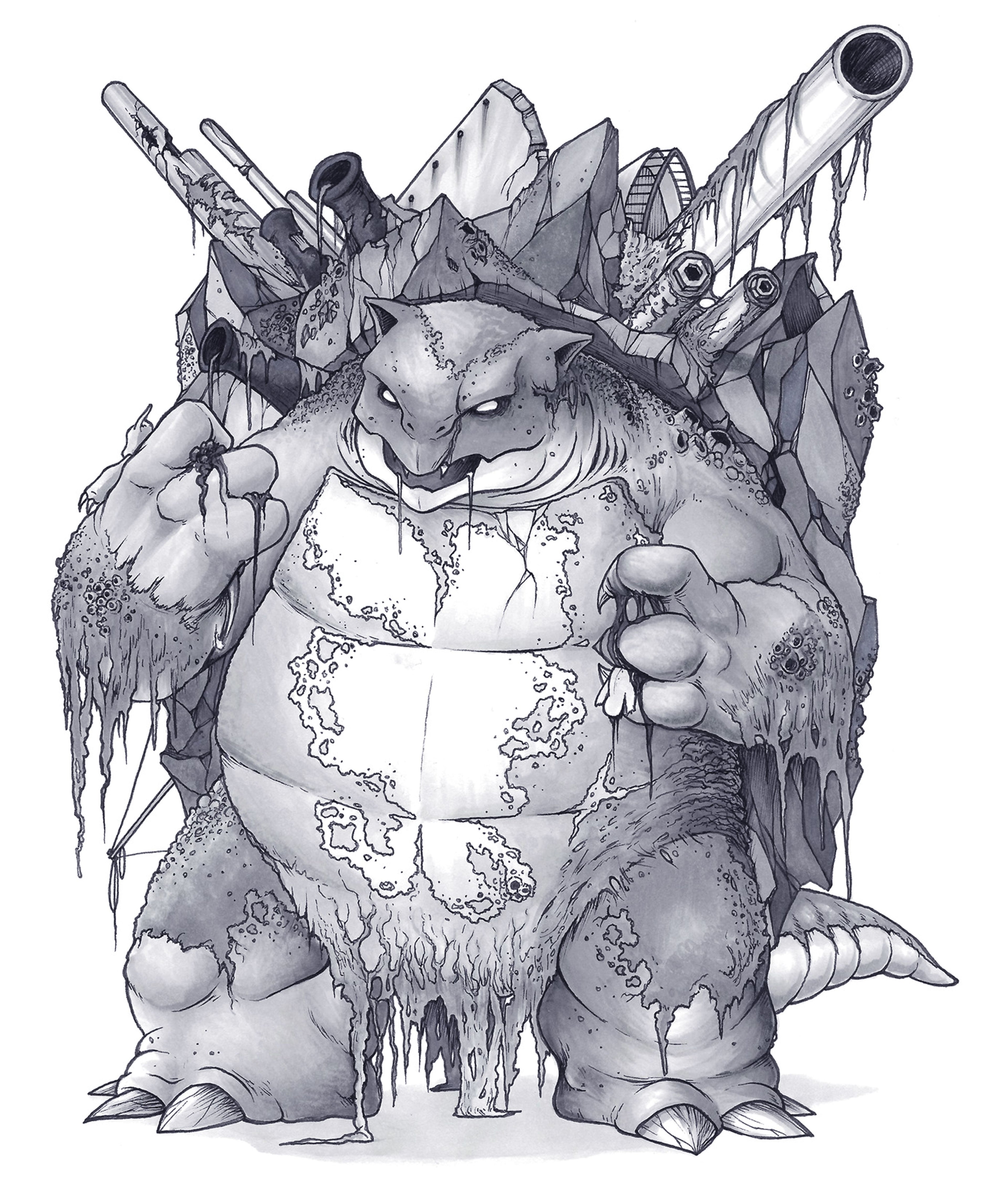 Blastoise Print