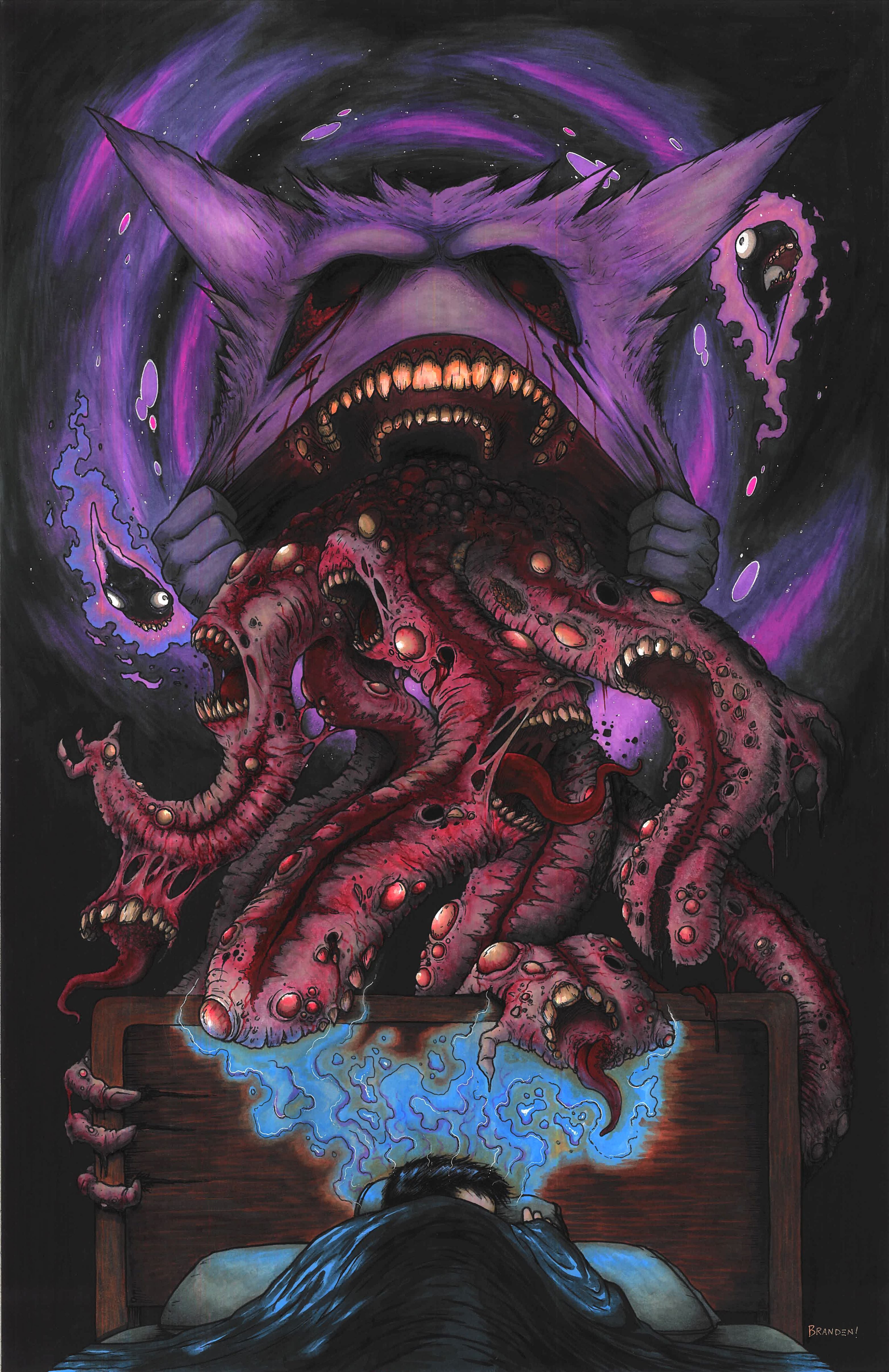 Gengar Dream Eater Print