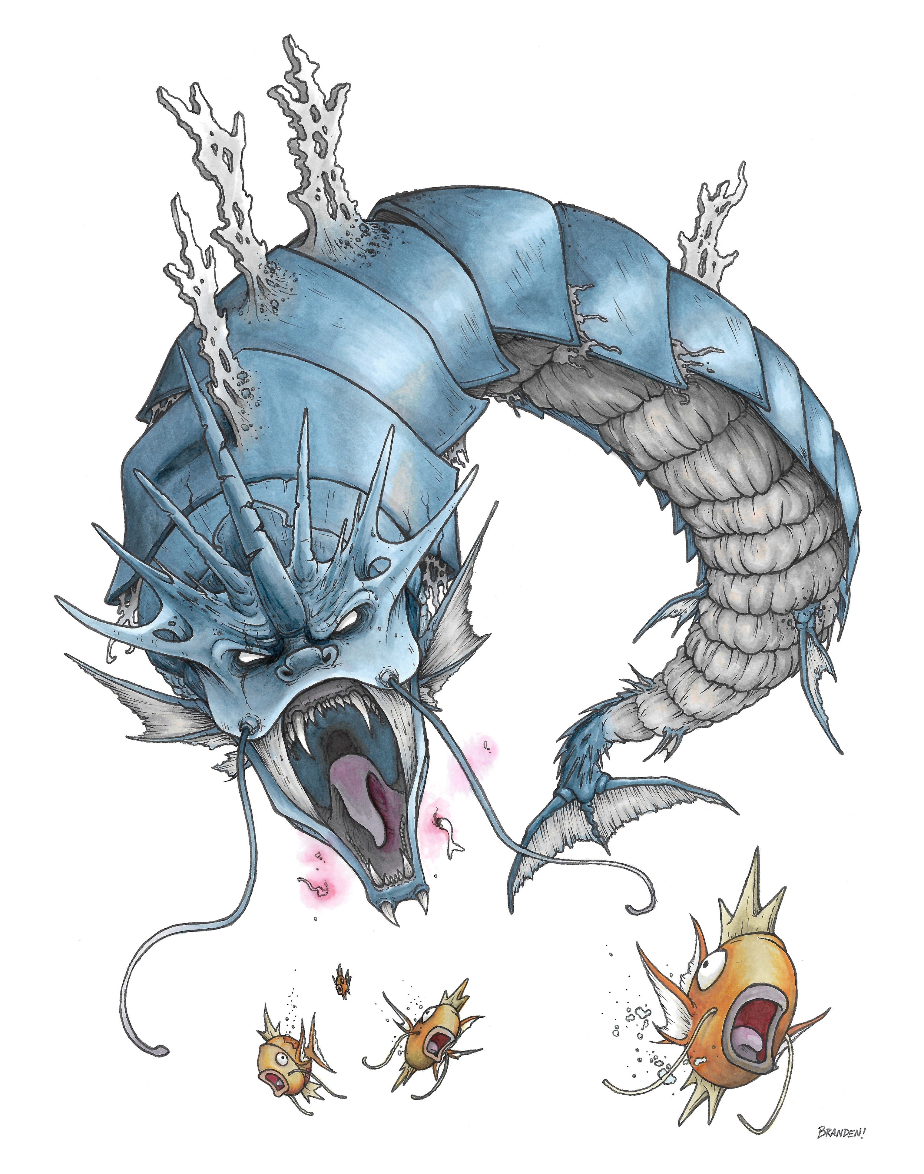 Gyarados V3 Print