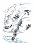 Lugia Colour Print