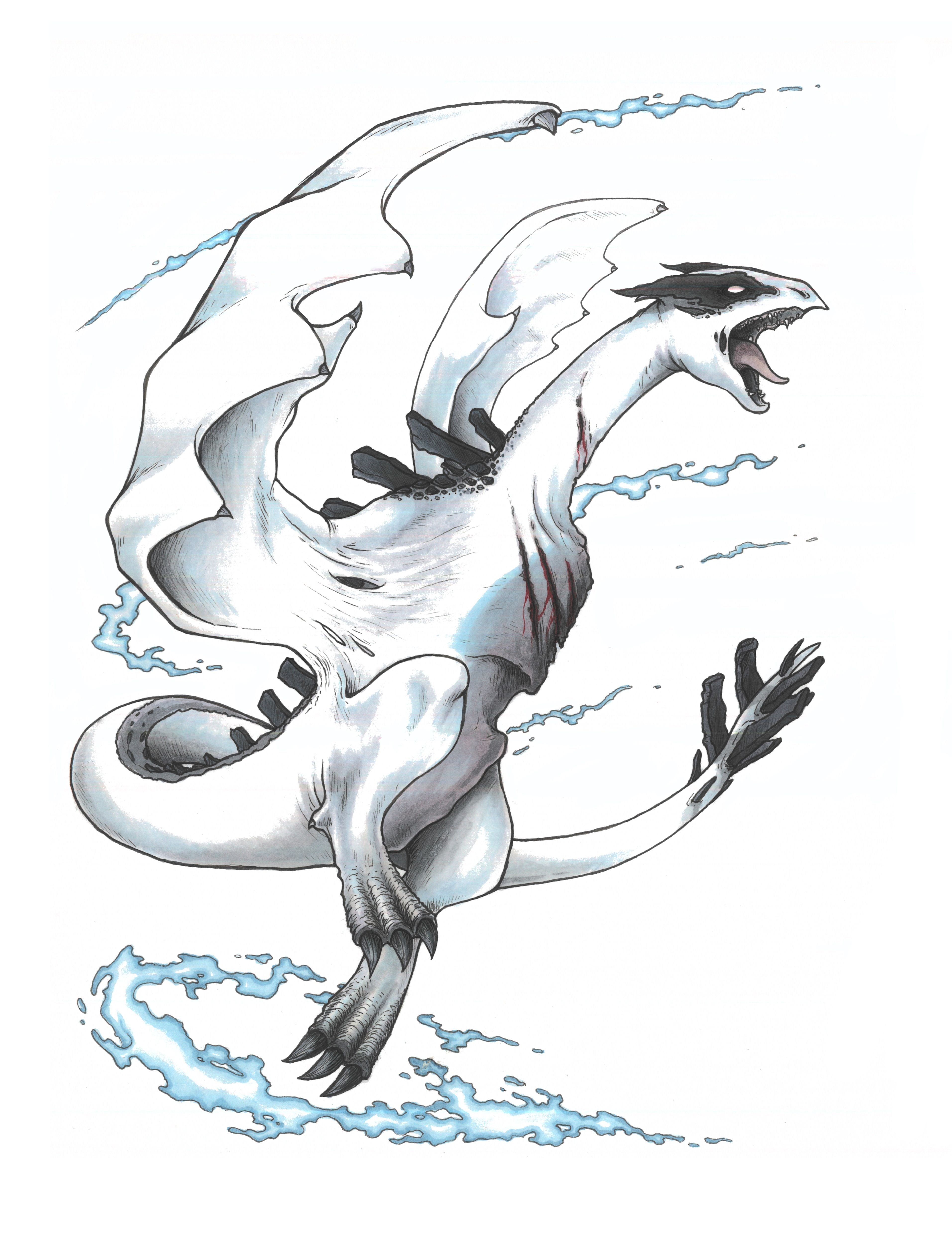 Lugia Colour Print