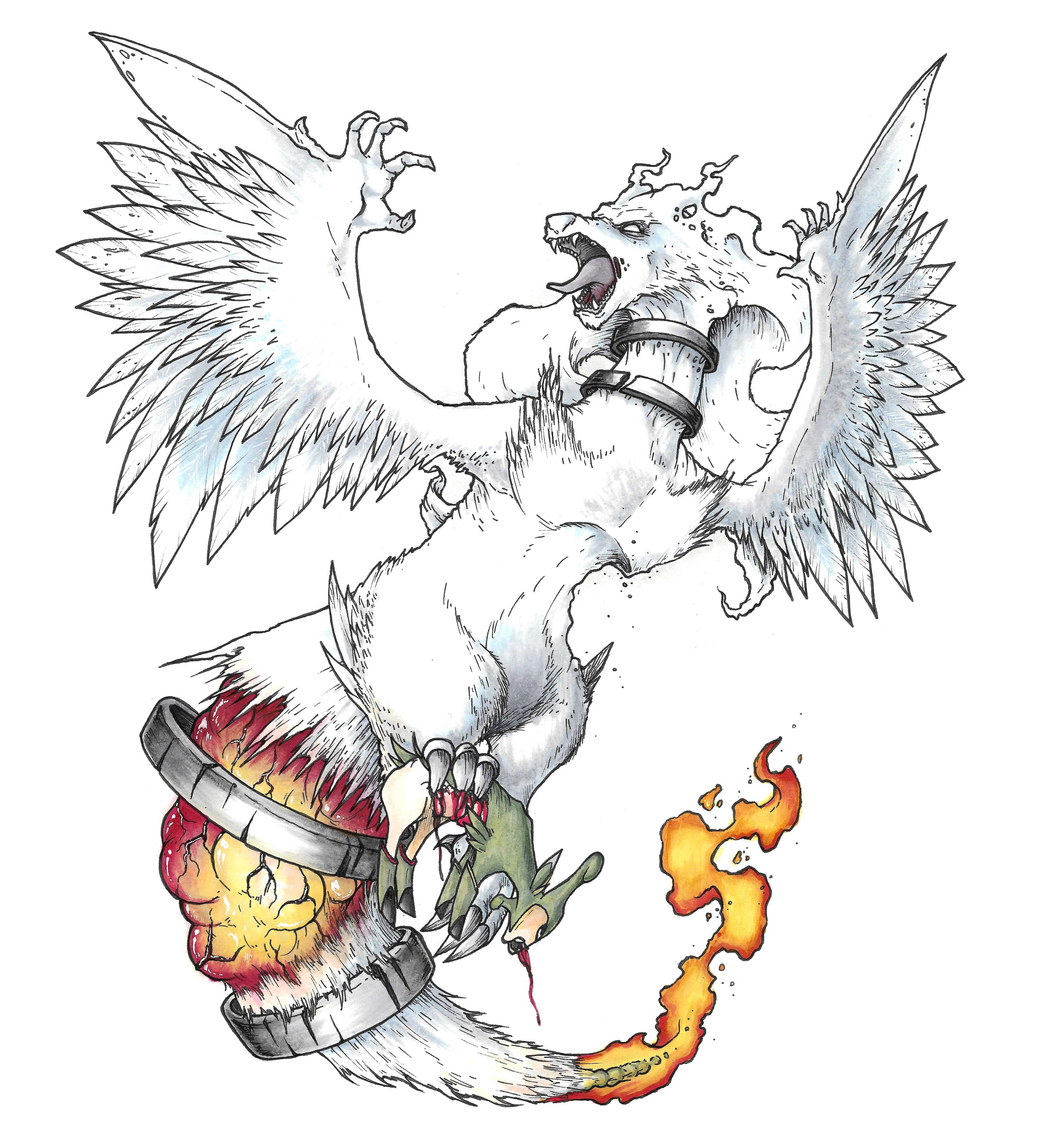 Reshiram Print