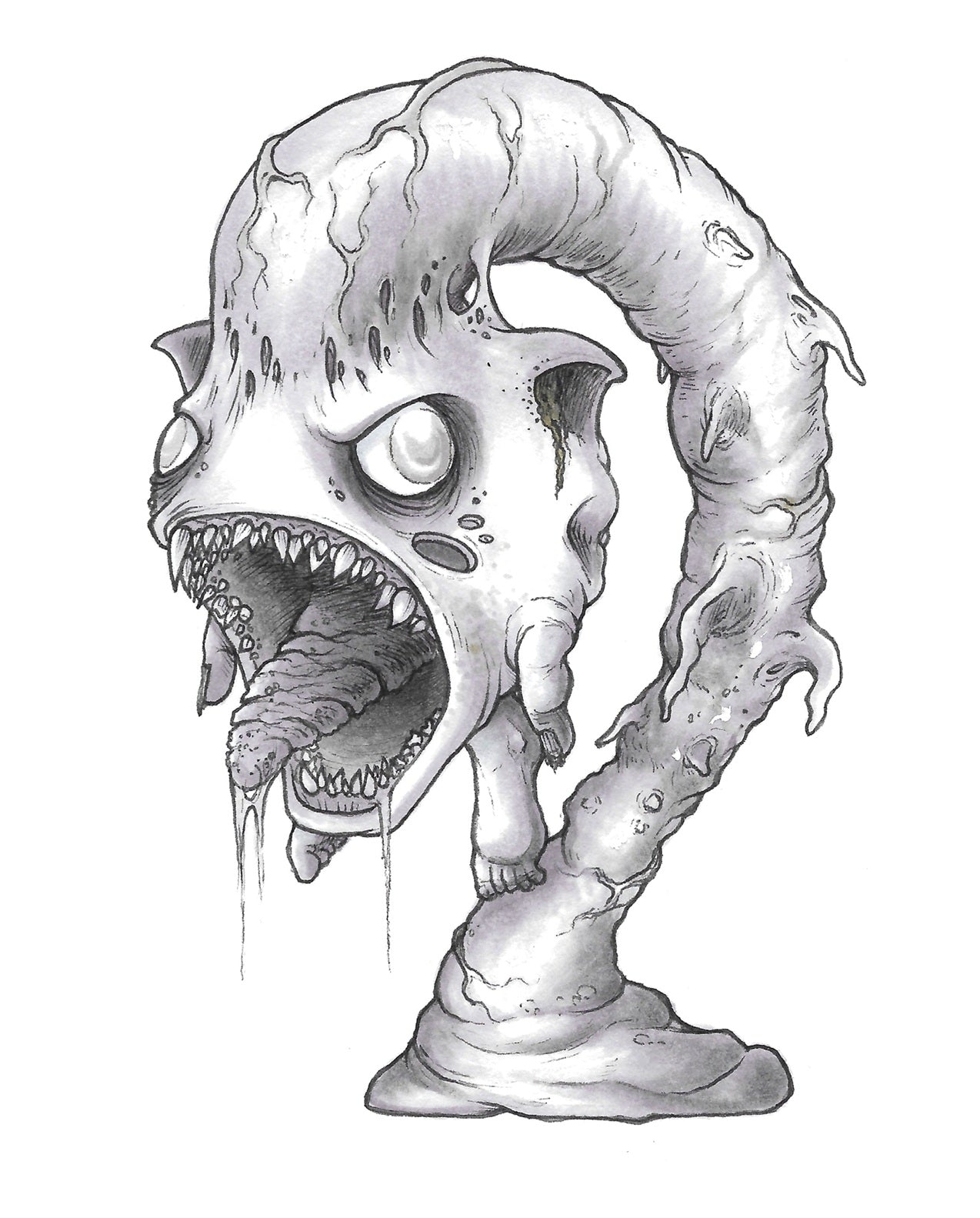 Scream Tail Print