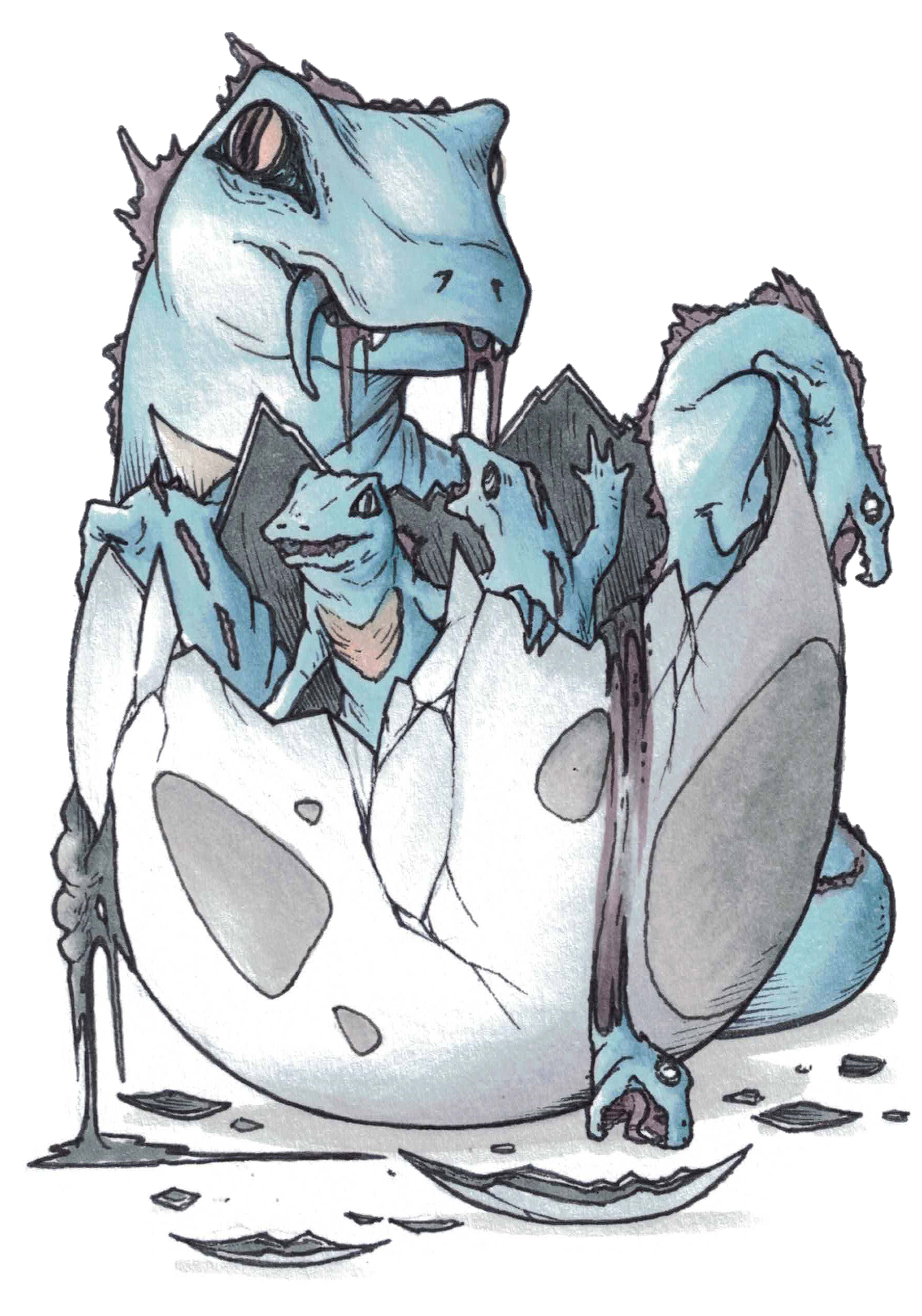 Totodile Print